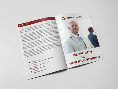 Corporate Bi-fold Brochure Design
