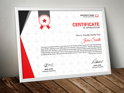 Certificate Design