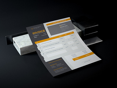 Invoice Design branding brochure cd cover corporate flyer icon invoice design ux