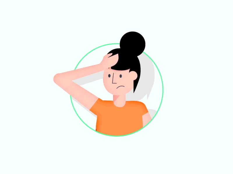 Headache after effects chara design duik explainer illustrator video