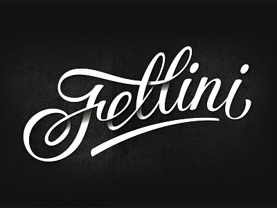 Fellini cafe black cafe calligraphy coffee design fellini lettering logo logotype typography