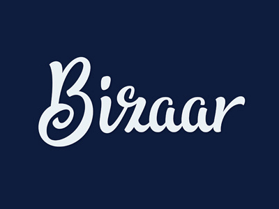 Bizaar bizaar blue brand design lettering logo logotype typography