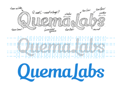 QuemaLabs brand branding hand writing identity lettering logo logotype type typography леттеринг логотип