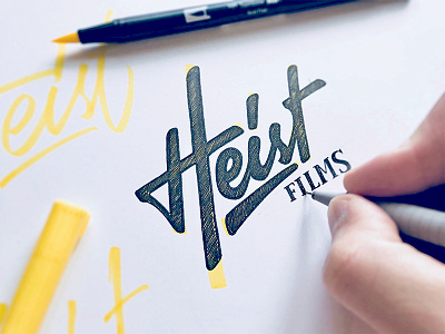 Heist (final sketch) brand branding identity lettering logo logotype sketch леттеринг логотип