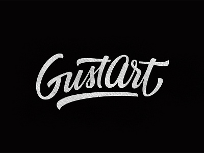 Gust Art 1 art black brand design lettering logo typography