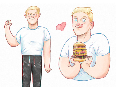 Nice Fellow character cook cute fellow funny illustration russia youtube