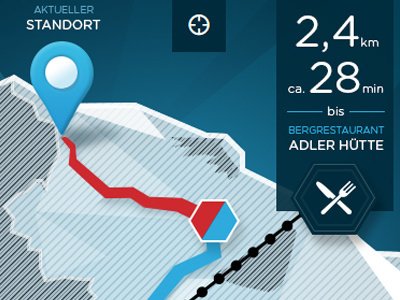 Slopestylin' alpine app lowpoly navigation route ski snowboard