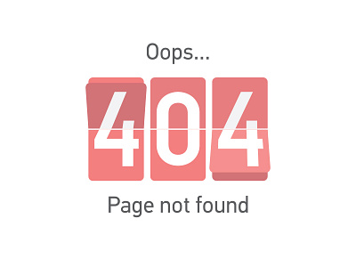 404 page not found