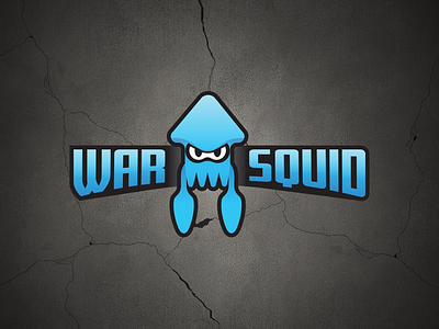 War Squid (Splatoon 2 Esports + Gaming Logo) games hook inkling logotype nintendo octoling off sisters team the turf video