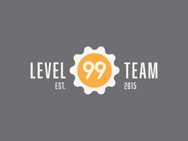 Level 99 Team - Morning Eggs Version 🍳 developer indie branding brand iconography icon brunch breakfast sunrise yolk eggshell logotype design graphic logo