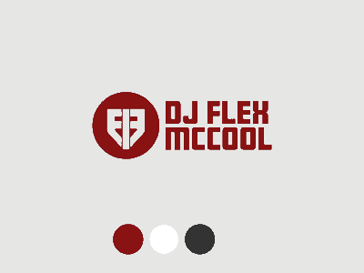 DJ Flex McCool Logo Variants (GIF)