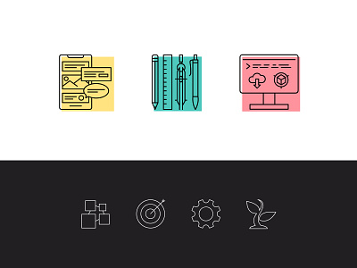 Vulcan Icon Set branding design flat graphicdesign icon illustration logo ui vector web