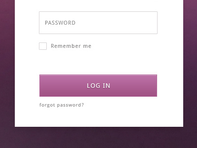 Simple Login bg button clean form login purple simple