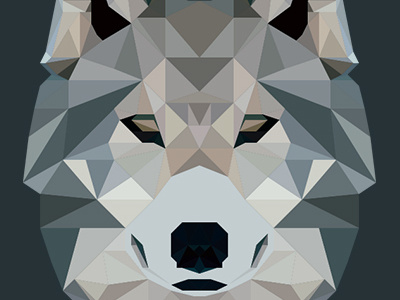 Low poly Wolf low poly wolf