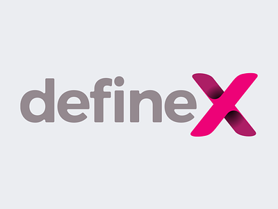 defineX logo branding design graphic illustration logo tolga tasci typography ui ux website