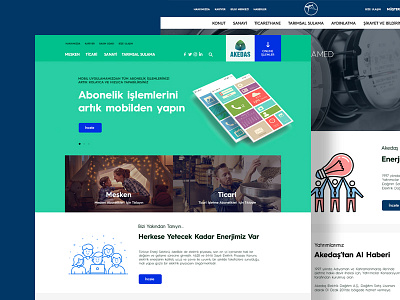 Akedas Website Redesign Concept akedas ui ux webdesing website