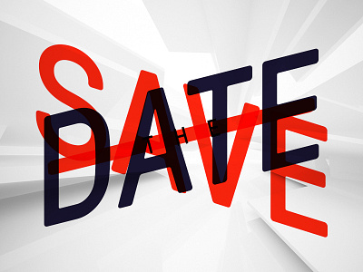 save the date ad branding design graphic illustration landing page logo savethedate tolga tasci typography vector webdesing