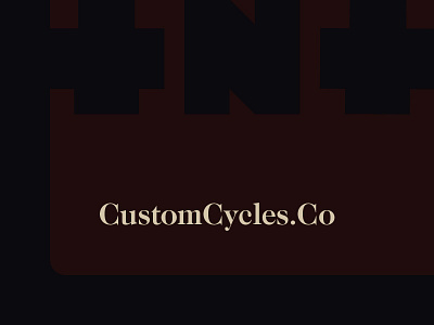 CustomCycles.Co branding design icon illustration landing page logo tolga tasci typography ui ux vector website
