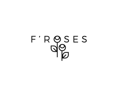 F'Roses Logo Alternative branding illustration logo logo design logotype tolga tasci typography