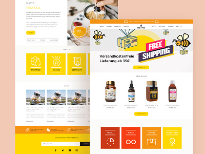 beeandyou.de design landing page tolga tasci ui ux web webdesing website