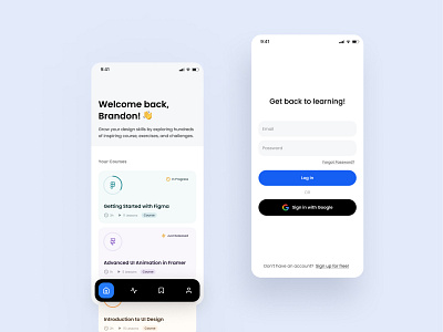 Learning App UI