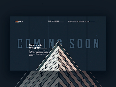 Architecture splash page design landing page design uiux web design