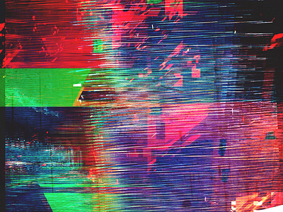 L|ghts S|r|ns abstract art glitch
