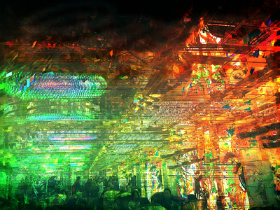 |rradiated Sky abstract art glitch