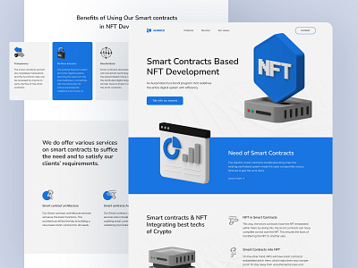 NFT Development Company - Landing Page