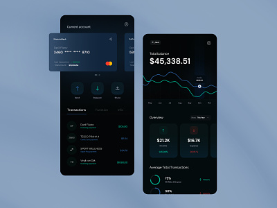 Banking App Design app banking invest mobile money resposive startup ui
