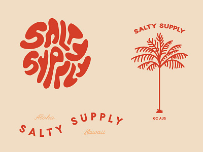 Salty Supply Exploration design illustration logo logodesign