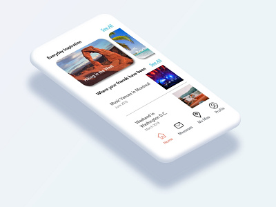 Travel Home design app travel ux ui