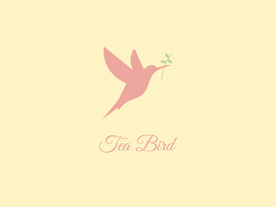 Tea Bird bird graphic design logo tea