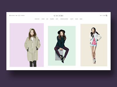 Fashion Website UI