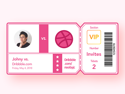 Dribbble Invite design dribbble graphic invitation invite ui