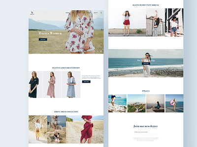 Fashion Brand Web Page