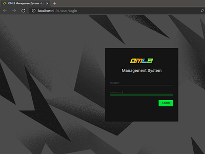 Designed the login page for OMLBMS