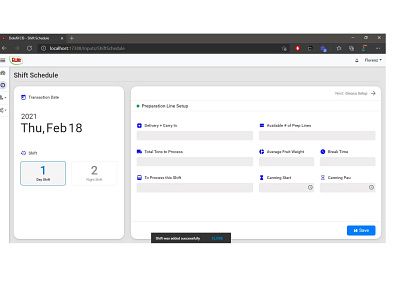 Input UI for Dolefil's system