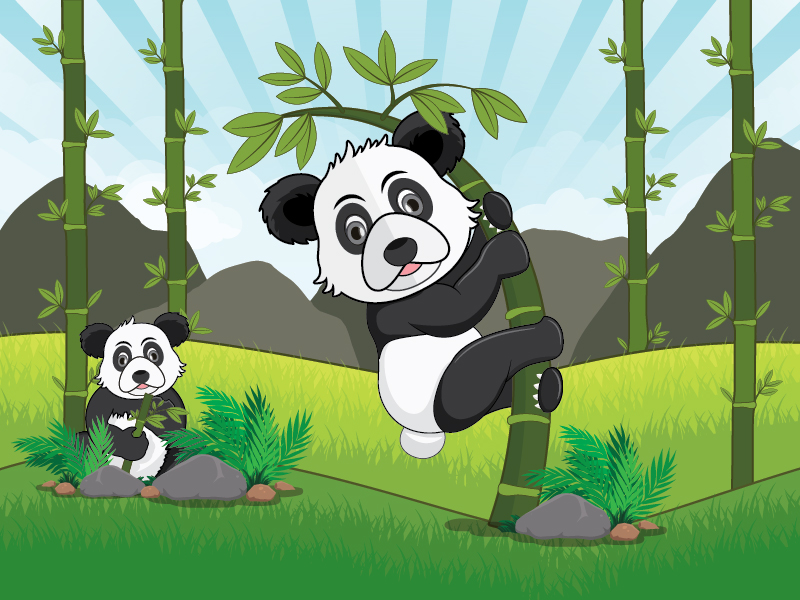 Panda Yoga by Bhagirath Panchal on Dribbble