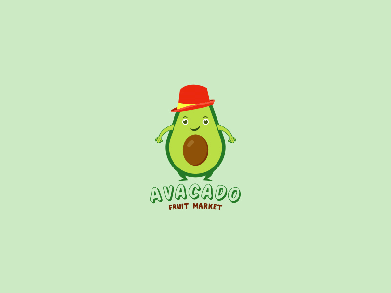 Avacado Fruit Market animation avocado bhagirath character fruit gif illustration logo loop market stickers vegetables