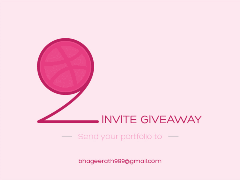 2x Dribbble Invites 2d after animation ball dribbble effects giveaway invitation invite