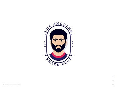 Los Angeles Beard Club  logo