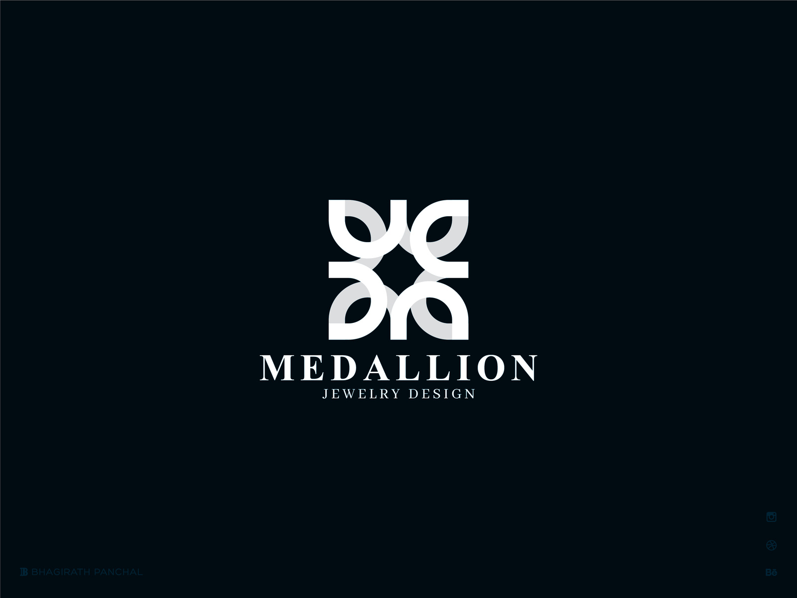 Medallion Logo by Bhagirath Panchal on Dribbble