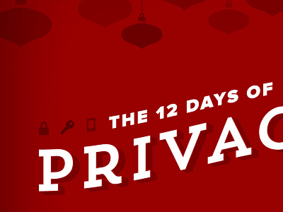 12 Days Of Privacy christmas ornament privacy