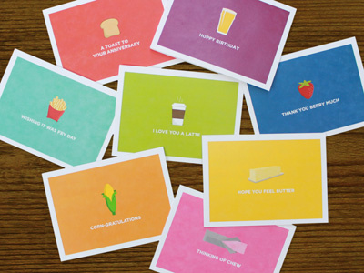 Food & Drink Stationary - Buy Now! card drink food humor pun stationary
