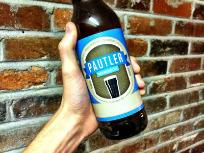 Pautler Brewery Label (Final) beer blue label