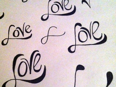 Love Sketches lettering love sketch typography