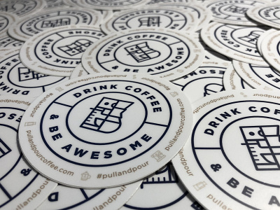 Pull & Pour Stickers