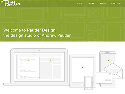 Pautler Design Website - Finally Launched! illustration mobile portfolio responsive web design website