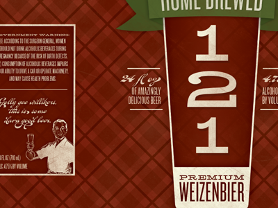 Golly Gee Willikers, This Is Some Darn Good Beer beer christmas home brew label vintage